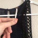 Free People  navy black lace dress size 0 Photo 4