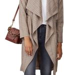 Anthropologie Cupcakes & Cashmere Plaid Open Front Jacket size XS Photo 0