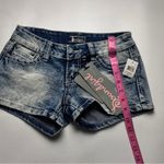 Soundgirl  Women’s Short Denim Embellished Pockets Shorts Sz 1 Photo 5