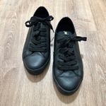 Shoes For Crews | Black Leather Slip Resistant Old School Trainers Sneakers, 7 Photo 2