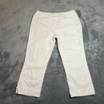 Chico's  Embellished Capri Jeans Size 4/S Casual Preppy Coastal Beach Minimalist Photo 1