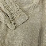 Free People Blouse-Tunic Women M Olive All Who Wander Stripe Boho Cottage Chick Photo 7