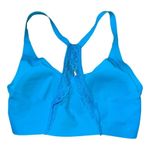 No Boundaries New Tiffany Blue Lace Racerback  XS Sports Bra Photo 1