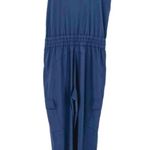Athleta Unbound Blue Cargo pants joggers Jumpsuit size XXS Photo 3