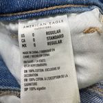 American Eagle  Outfitters Light Blue Distressed Mom Straight Jeans Photo 11
