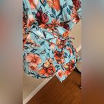 Agua Bendita  X Revolve Linnea Romper in Doux Blue‎ Floral NWT size L Photo 3