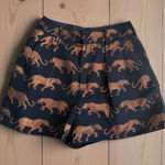 Marc by Marc Jacobs Jaguar Print High Waist Wool Blend Shorts Size 6 Photo 0