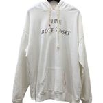 Wildfox Vanilla & Black Live Above Sunset Boulevard Sunset Roadtrip Hoodie XL Photo 6