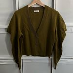 Ulla Johnson  Marta Wool Cardigan in Fatigue Photo 1