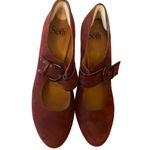 Vintage red suede Sofft Maryjane pumps Size 8.5 Photo 1