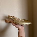 Eric Michael Eric‎ Michael Gold Pointed Flats Size 9 womens Photo 1