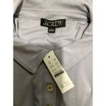 J.Crew NWT Flawed Frosty Blue Refined Rib Long Sleeve Collared Polo Shirt L Photo 6