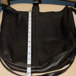 Banana Republic Black Pebbled Leather Hobo Bag Photo 14
