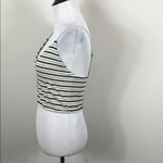 BB Dakota  Top Casual QT Striped V Neck Crop Photo 7