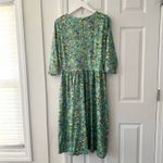 Dolly and Dotty Unique Vintage Billie Green Car Race Track Midi Flared Dress 10 Photo 7