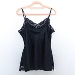 No Boundaries Y2K  Womens Cami Top Size M Black Lace Beaded Whimsigoth‎ Romantic Photo 5