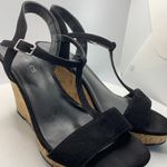 Charles by Charles David  4" Cork Wedge Black Sandal Photo 0