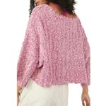 Free People 🆕  Good Day Pullover Short Sleeve
Cropped Sweater Pink Rose🆕 Photo 2