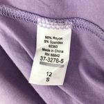 Roaman’s New Cold Shoulder Flutter Sleeve High-Low Hem Tunic Top Purple Size 12W Photo 9