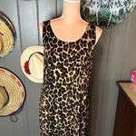 Slinky Brand Vintage Leopard Print Dress Medium Photo 3