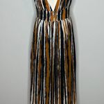 Torn By Ronny Kobo Ronny Kobo Multicolored Salee V-neck Flowy Maxi Dress Womens Size Medium Photo 6