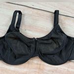 Chantelle   Bra 40DDDD Black Lace Lightly Lined Underwire Photo 0