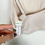 Aerie  Cream Neutral Ribbed‎ Cropped Tank Top Brami Bralette Size Small Photo 5