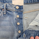 MOTHER Superior The Tomcat Distressed High Rise Straight Leg Jeans Size 29 Blue Photo 5