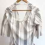 Natural By Known Supply When Charcoal And Off White Organic Cotton Tunic Top Photo 8