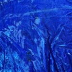 Handmade Pretty Blue Crushed Velvet Mother of the Bride Dress, Vintage Photo 7