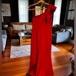 Jessica Howard  Women's Ruffled One-Shoulder Sheath Gown 14 Photo 6