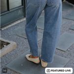 These Three Boutique  Lolly Utility Barrel Jean - Medium Wash Photo 3