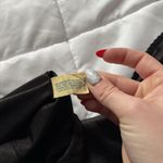 Vanity Fair Vintage 90s Y2K Womens Black Slip Dress Sweetheart Neckline Lace Gothic Cocktail Photo 6