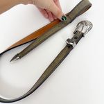 Nocona Western style leather belt silver buckle Brown Photo 4