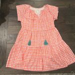 THML Pink/Orange/White Patterned Dress Sz M Photo 7