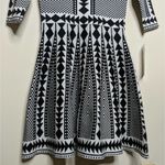 Nina Leonard Geo Fit/Flare Dress - Size M - NWT Photo 4