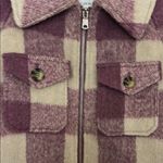 Avec Les Filles Pink and Cream Jacket Cozy Style Photo 2