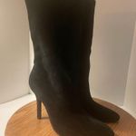 ZARA Cowboy Split Leather Suede Heeled Boots NWT- 9 Photo 2