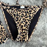Salt + Cove Animal Print Bikini Brown Size M Photo 1