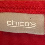  Blouse Women's Size XL Lace Eyelet‎ Office Business Red Chicos 3 Photo 3