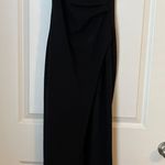 Black maxi, semi formal dress with slit Size M Photo 0