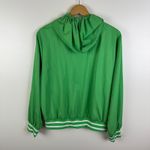 Aerie Offline by  Windbreaker Medium Green Hoodie Pullover Half Zip Lightweight Photo 3