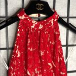 Missguided Red Lace Romper Size 6 Photo 5