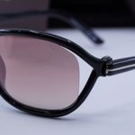 Tom Ford  SUNGLASSES FT1069 01Z Shiny Black / Violet Gradient Mirror Photo 3