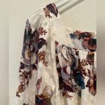 VICI Floral Long Sleeve Floral Tie Waist Mini Dress Photo 2