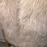 2000s vintage style indie sleaze cream faux fur vest Tan Size M Photo 7