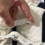 Vintage White Slip Dress Lace Detail Size Small/ Medium Photo 6