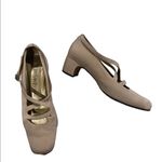 Yves Saint Laurent Vintage Mary Jane style Pumps Tan Size 7 Photo 1