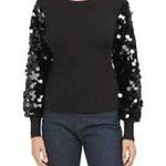 NWT Sioni bling arm sweater Black Size M Photo 0