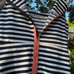 Esley Vintage Elsey Navy Blue White striped Sleeveless Dress Women’s Size Large Photo 0